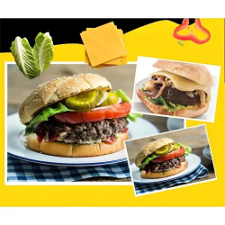 BALASHOV Mini Hambúrguer e Sanduicheira: Cafés da Manhã Rápidos e Fáceis